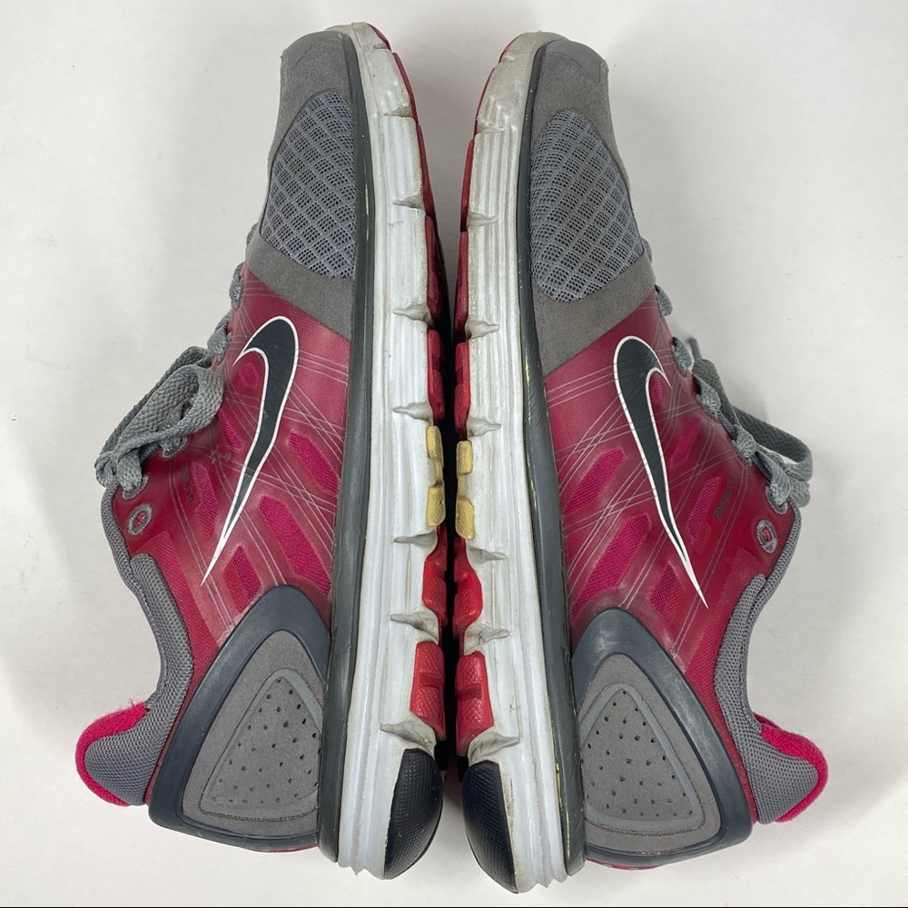 Nike Lunarglide 2 Running Sneakers Gray Pink Sz 8 - Picture 8 of 10